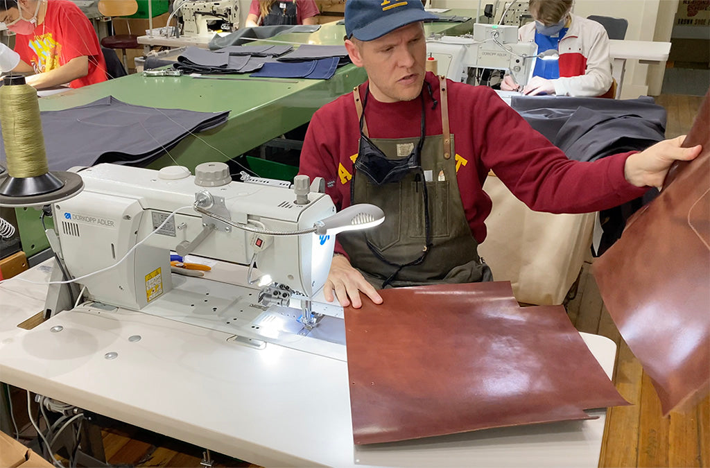 Studio Tour: Designing & Making a Leather Tote