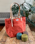 Knitting & Crochet Project Tote Bag in Duck Canvas