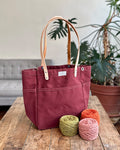 Knitting & Crochet Project Tote Bag in Duck Canvas