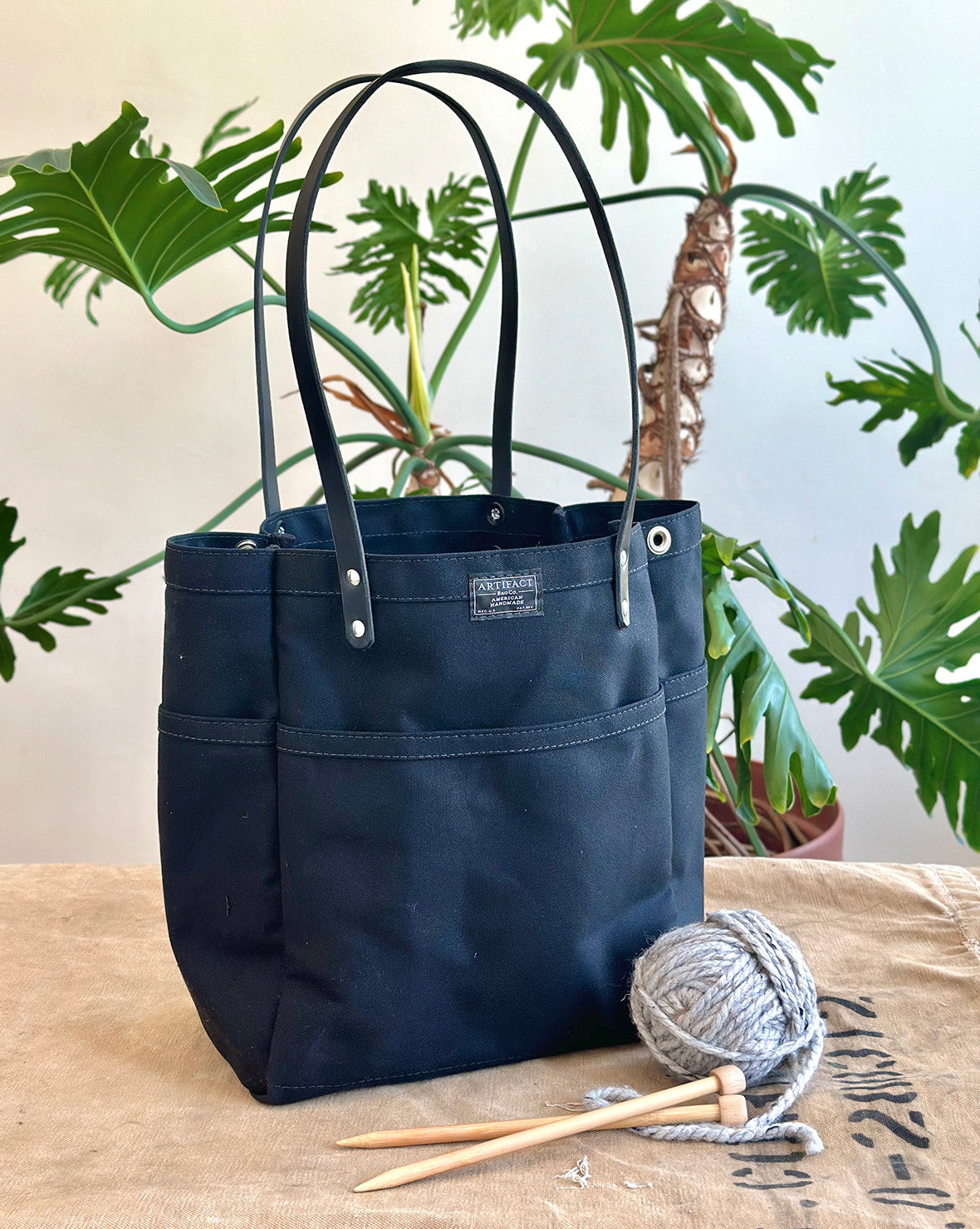 Canvas & Leather Day Tote, ARTIFACT