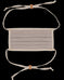 Cotton Mask w/ Ties - Sand • Tan Sliders - SALE