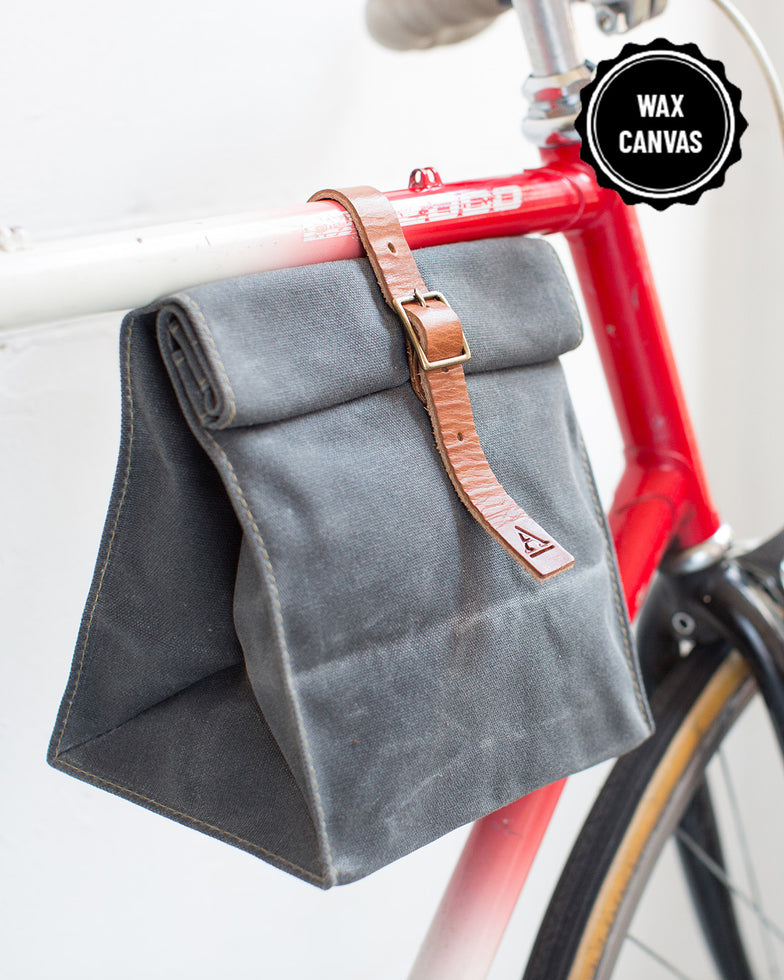 Lunch Tote in Waxed Canvas