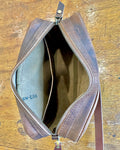 Leather Crossbody Handbag - Dublin Brown