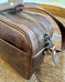 Leather Crossbody Handbag - Dublin Brown