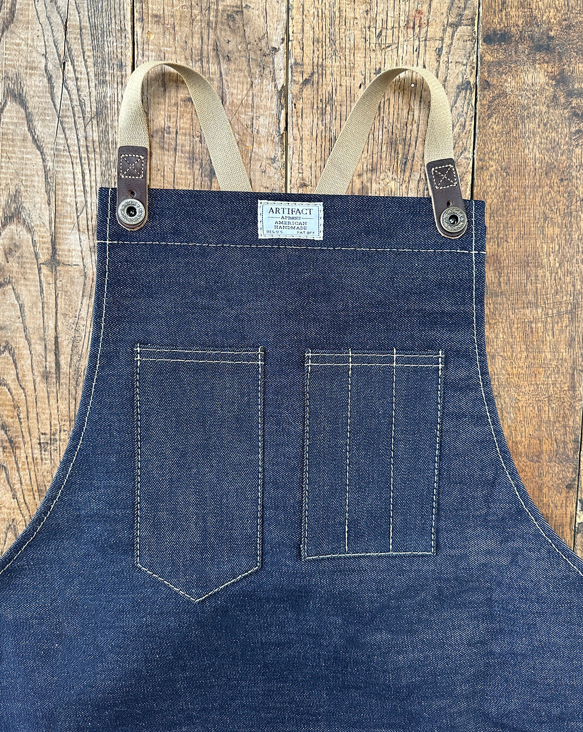 Workshop Apron w/ Cross-Back Ties | ARTIFACT - Made in USA