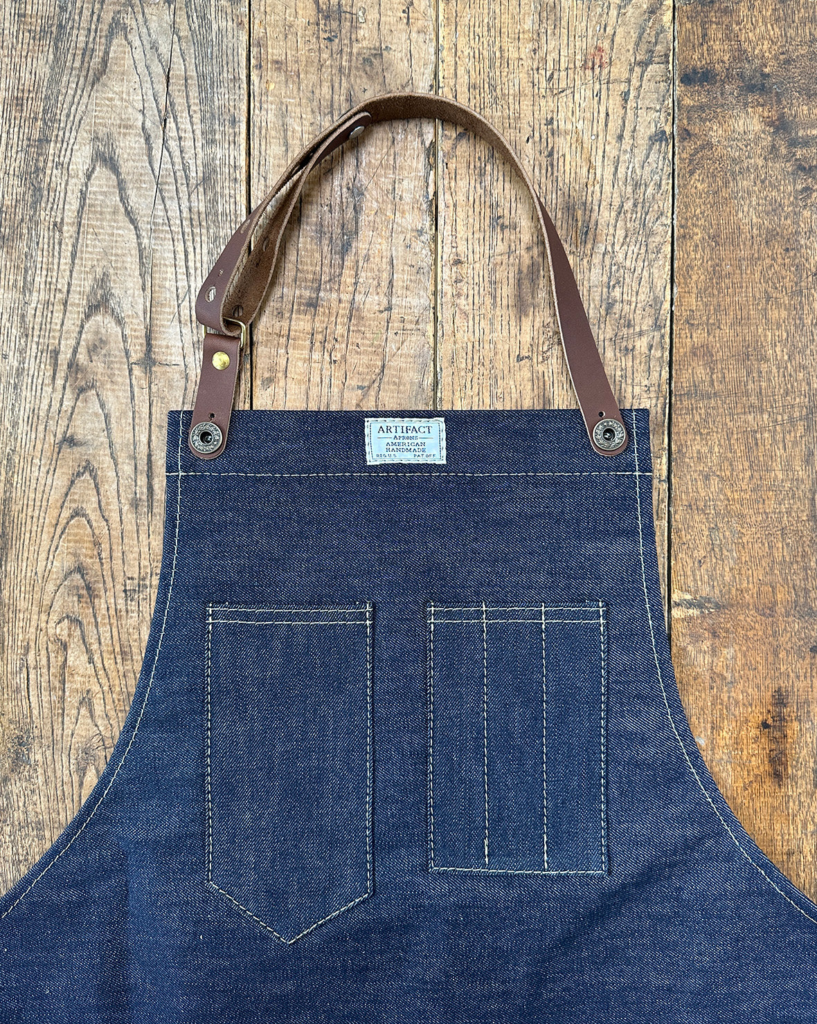 Workshop Apron w/ Removable Leather Strap | ARTIFACT - Made in USA