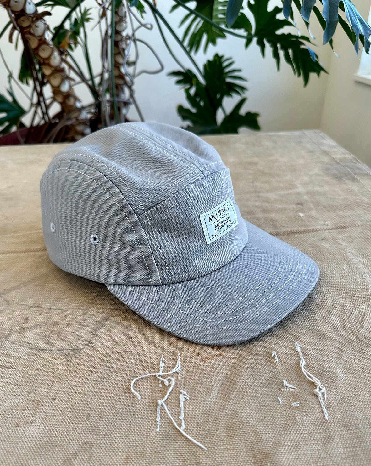 Organic Canvas 5 Panel Camper Hat | Artifact | Made in USA Dove