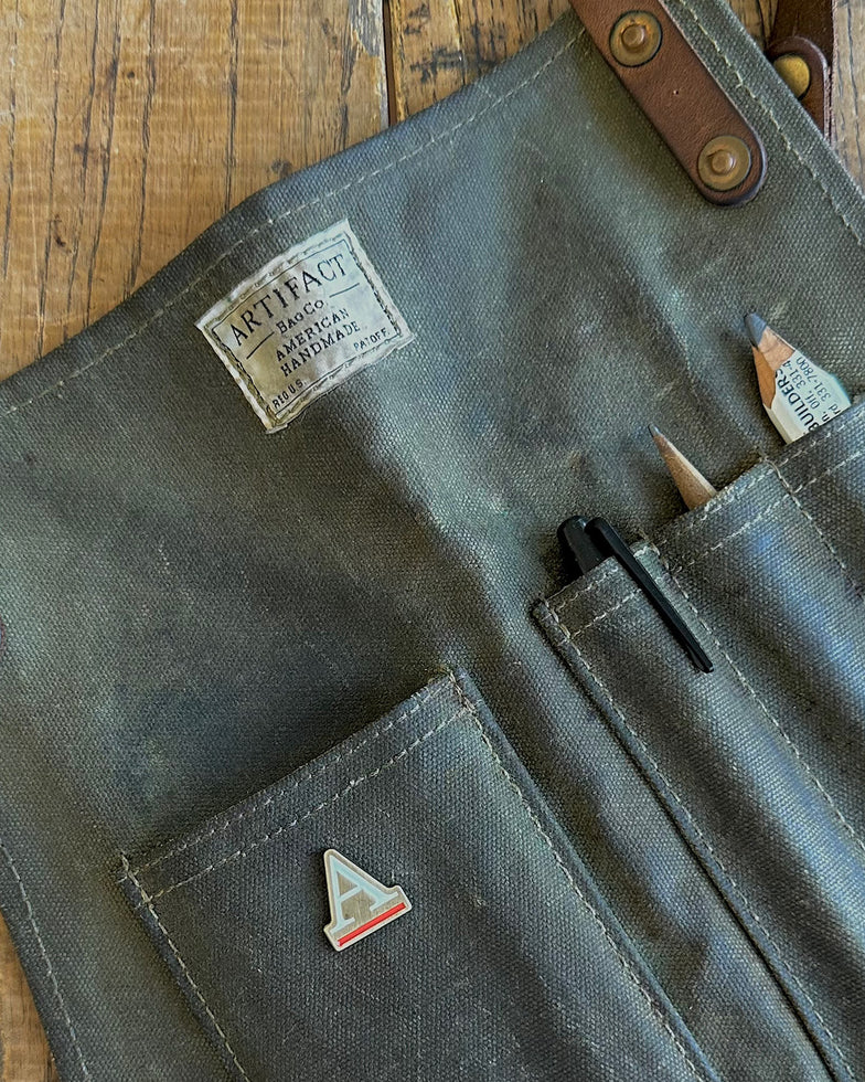 Lapel Pin in Brass & Enamel - SALE