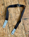 Black Cotton w/ Gray PVC (vegan)
