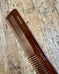 Tortoise Shell Comb w/ Leather Snap Case