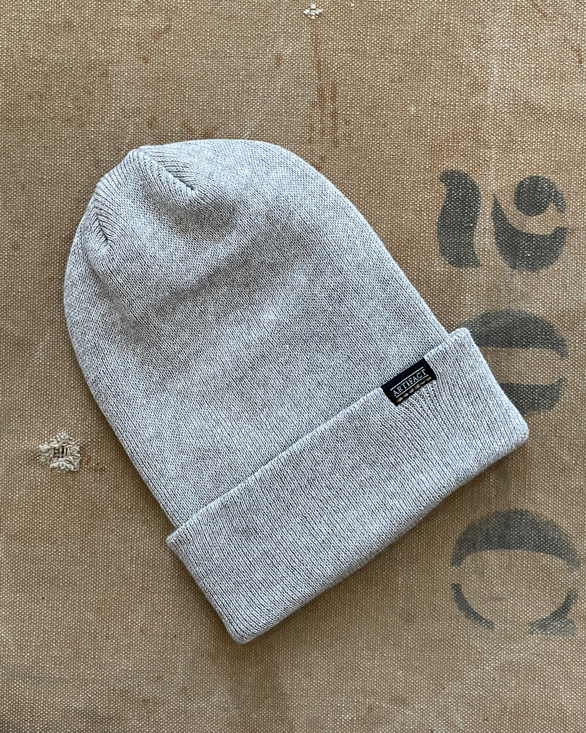 Red Knit Beanie Cap | ARTIFACT | 100% Cotton