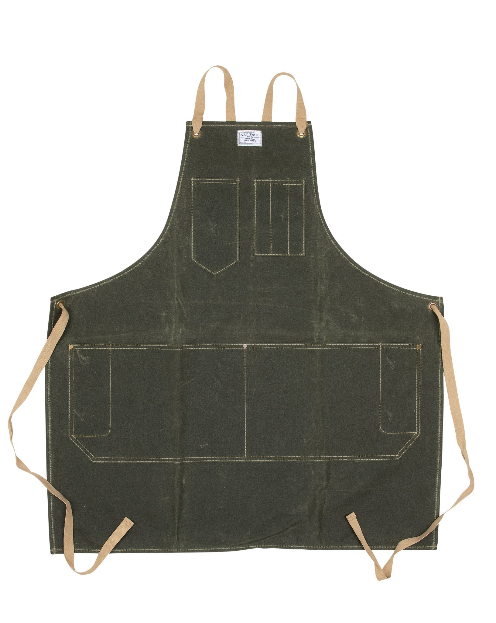 Workshop Apron w/ Cross-Back Cotton Ties | ARTIFACT | Made in USA