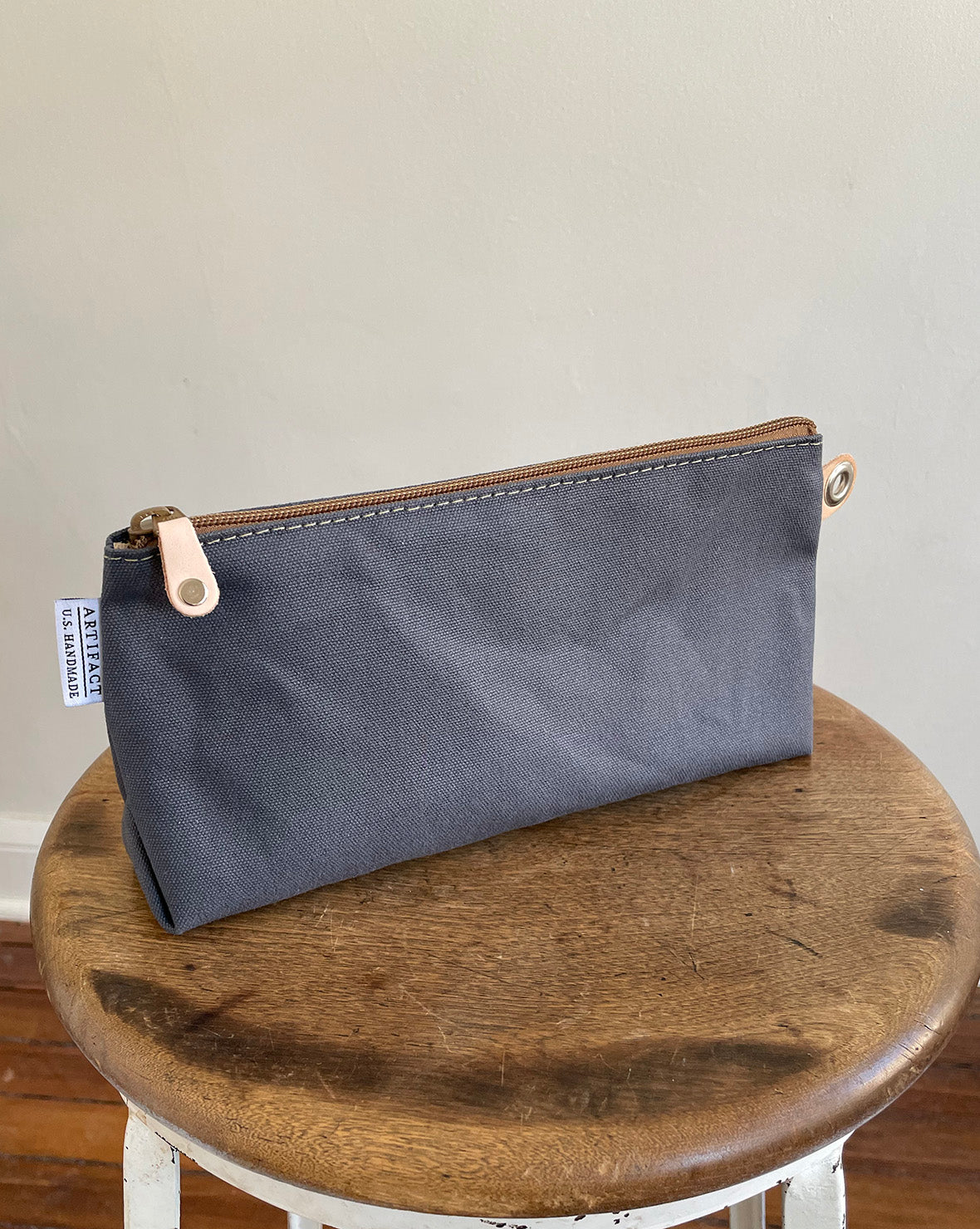 Zip Pouch in Duck Canvas ARTIFACT Handmade in Omaha, NE