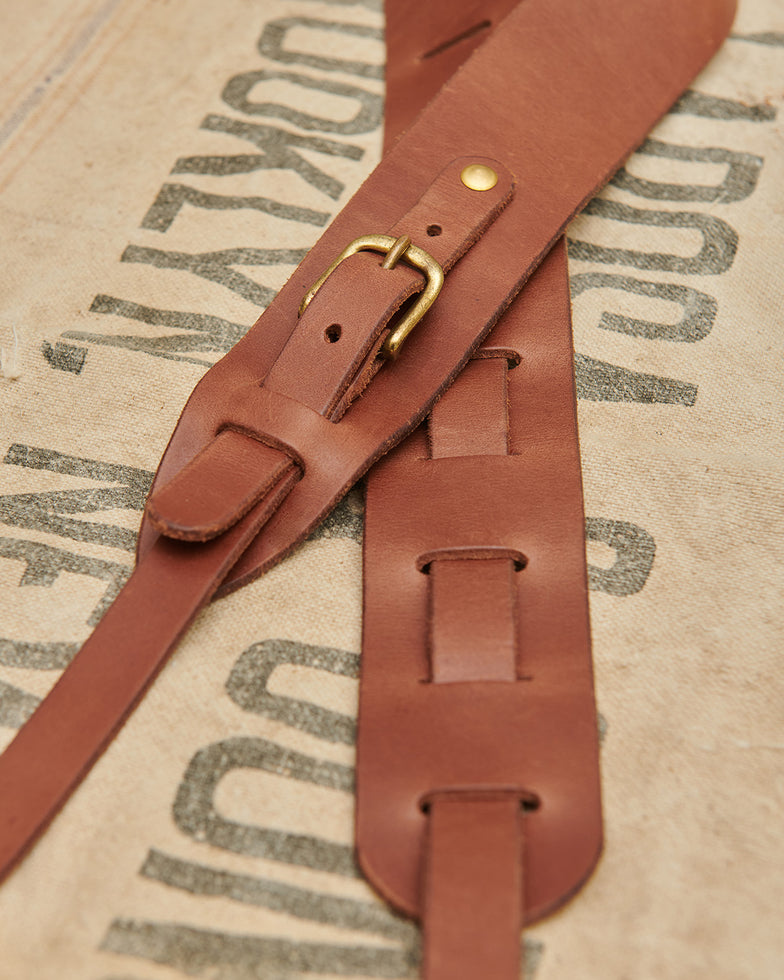 Guitar Strap in Harness Leather