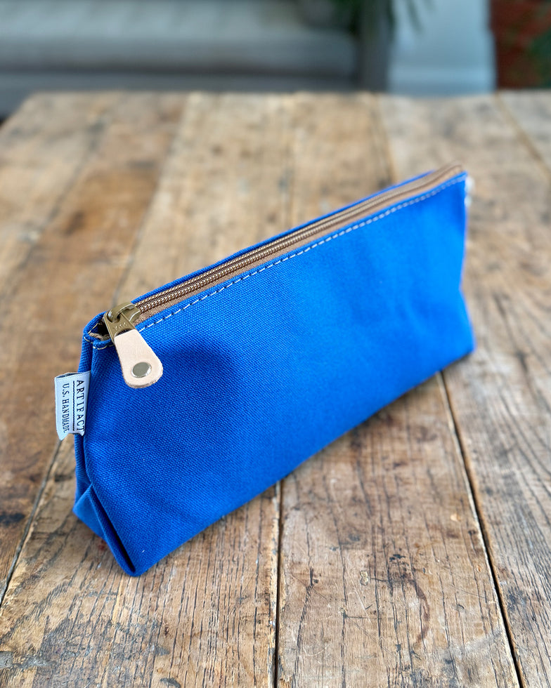 Knitting & Crochet Zip Pouch - Coastal Blue