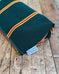 Zip Pouch in Green Repp Stripe