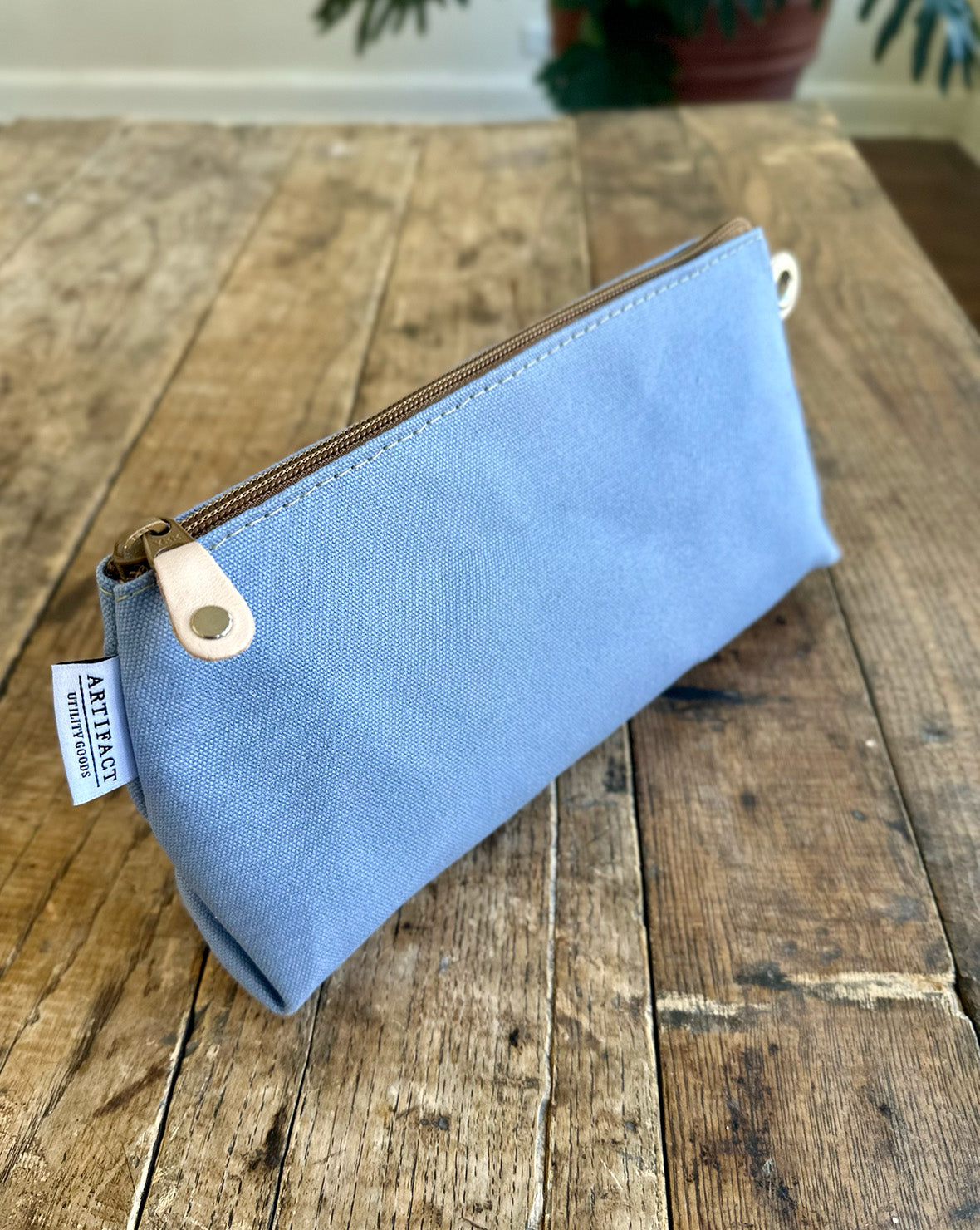 Knitting & Crochet Zip Pouch - Duck Canvas