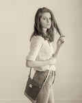 Small Crossbody Bag in Waxed Canvas
