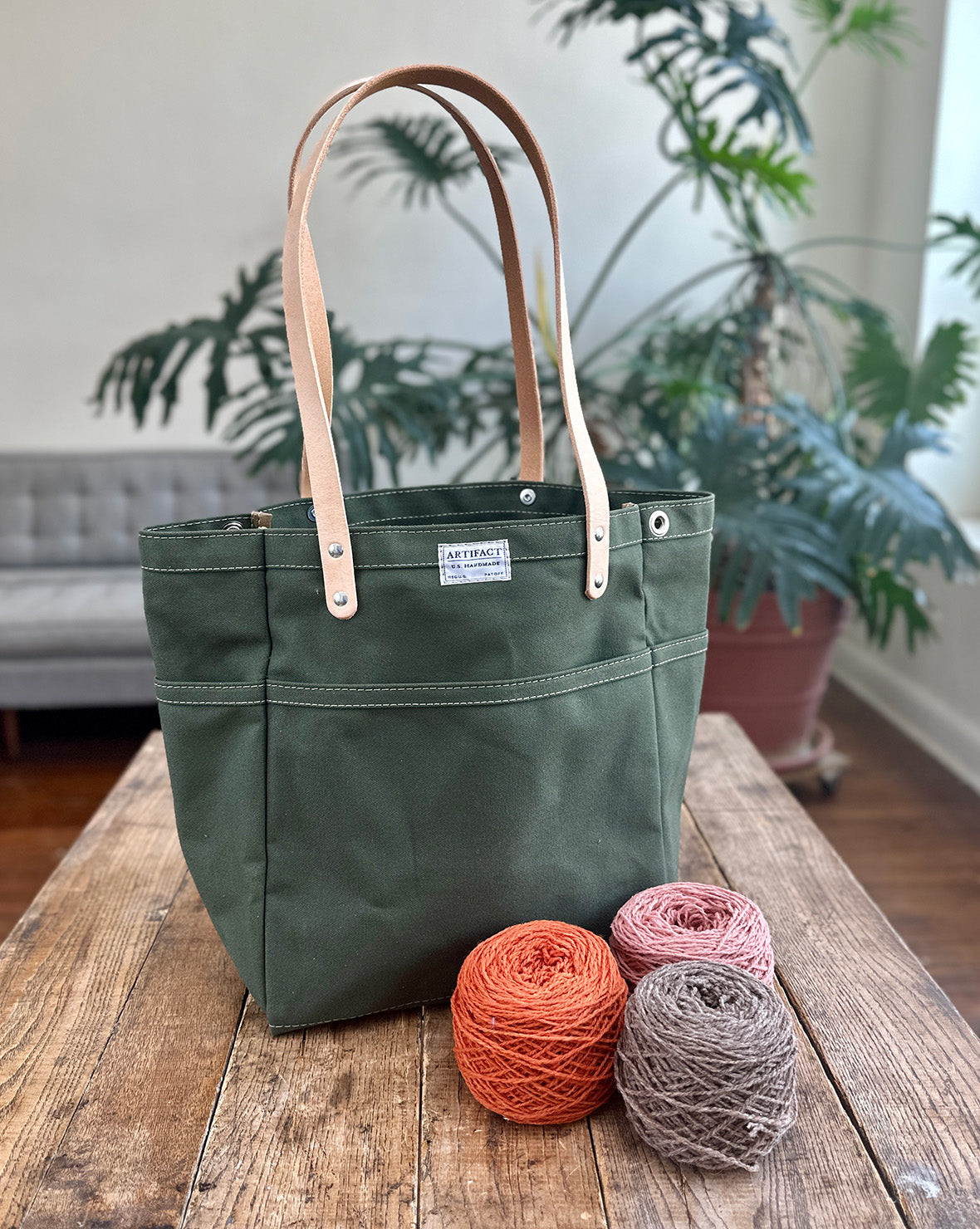 Knitting & Crochet Project Tote Bag - Studio Made
