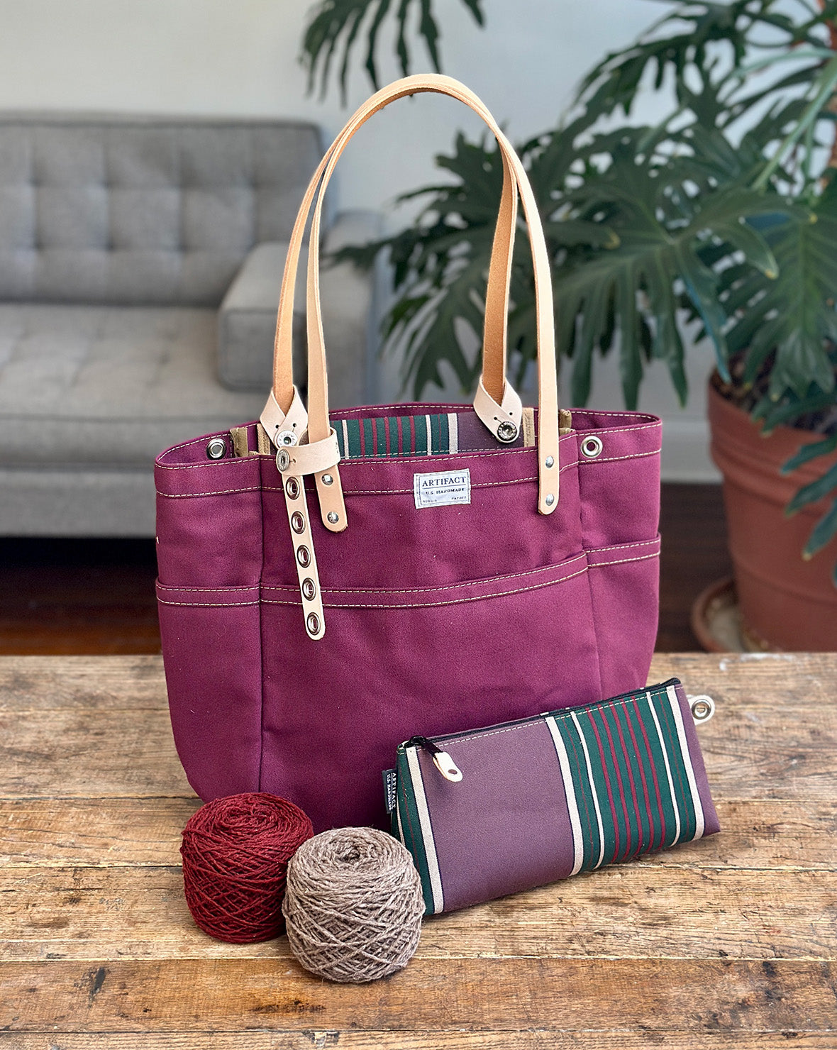 Knitting & Crochet Project Tote Bag - Studio Made