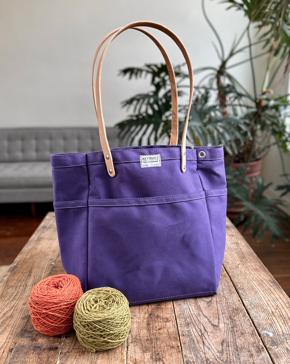 Knitting & Crochet Project Tote Bag - Studio Made