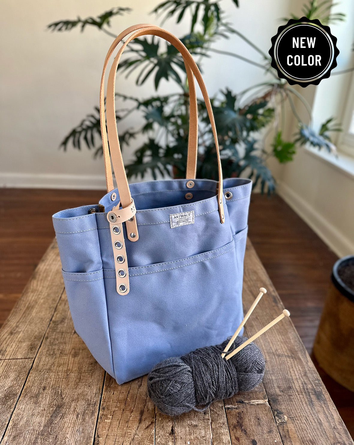 Knitting & Crochet Project Tote Bag | ARTIFACT | Made in USA