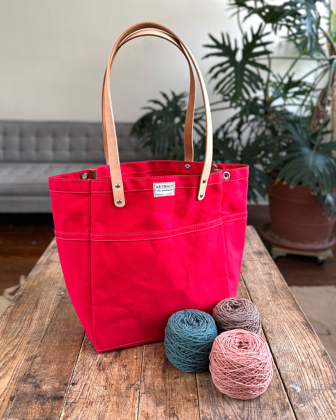 Knitting & Crochet Project Tote Bag - Studio Made