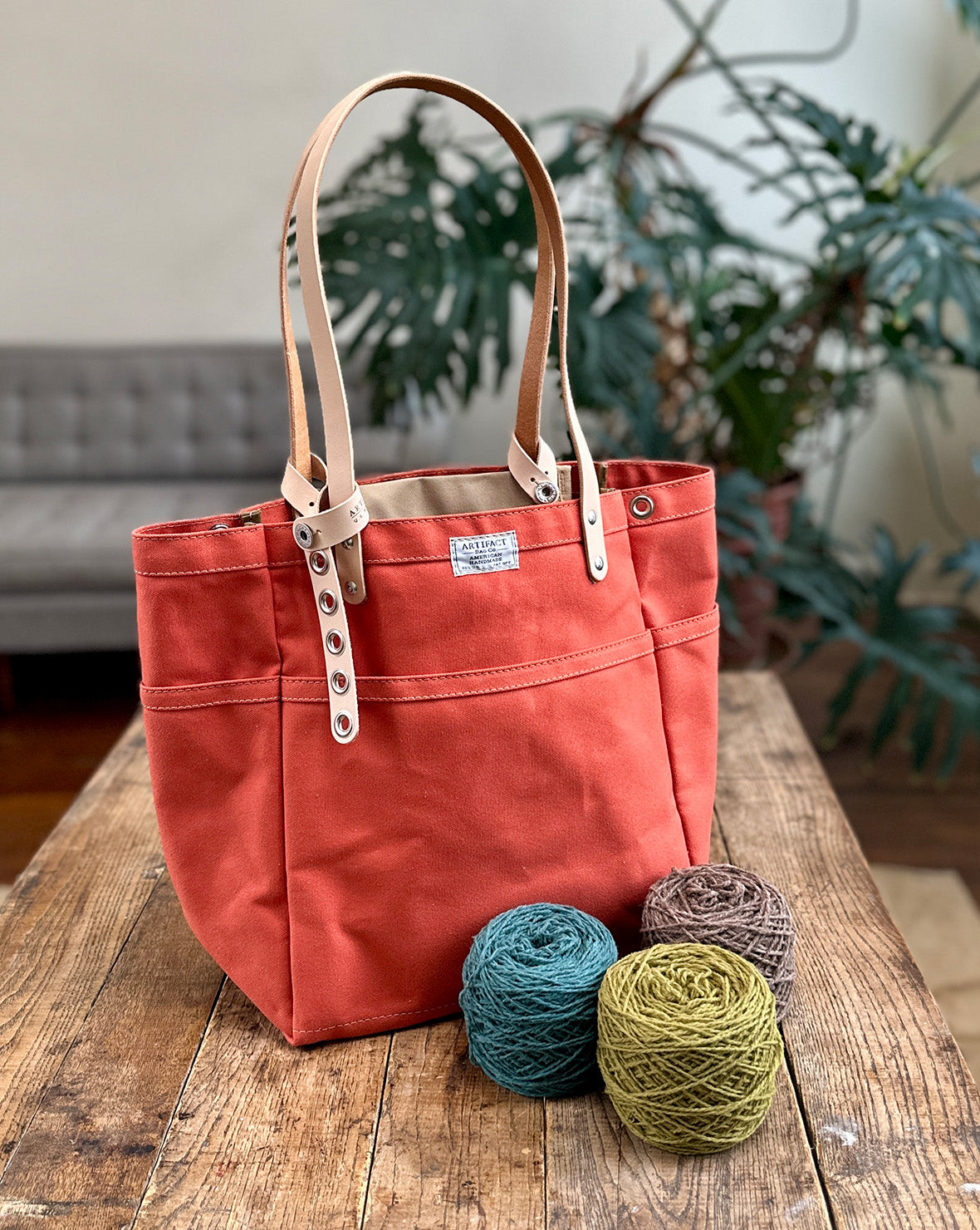 Papaya - Tote Insert, Yarn Tender, & Yarn Cakes Not Included
