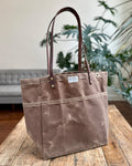 Day Tote in Waxed Canvas