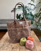 Knitting & Crochet Project Tote Bag in Waxed Canvas