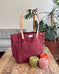 Knitting & Crochet Project Tote Bag in Duck Canvas