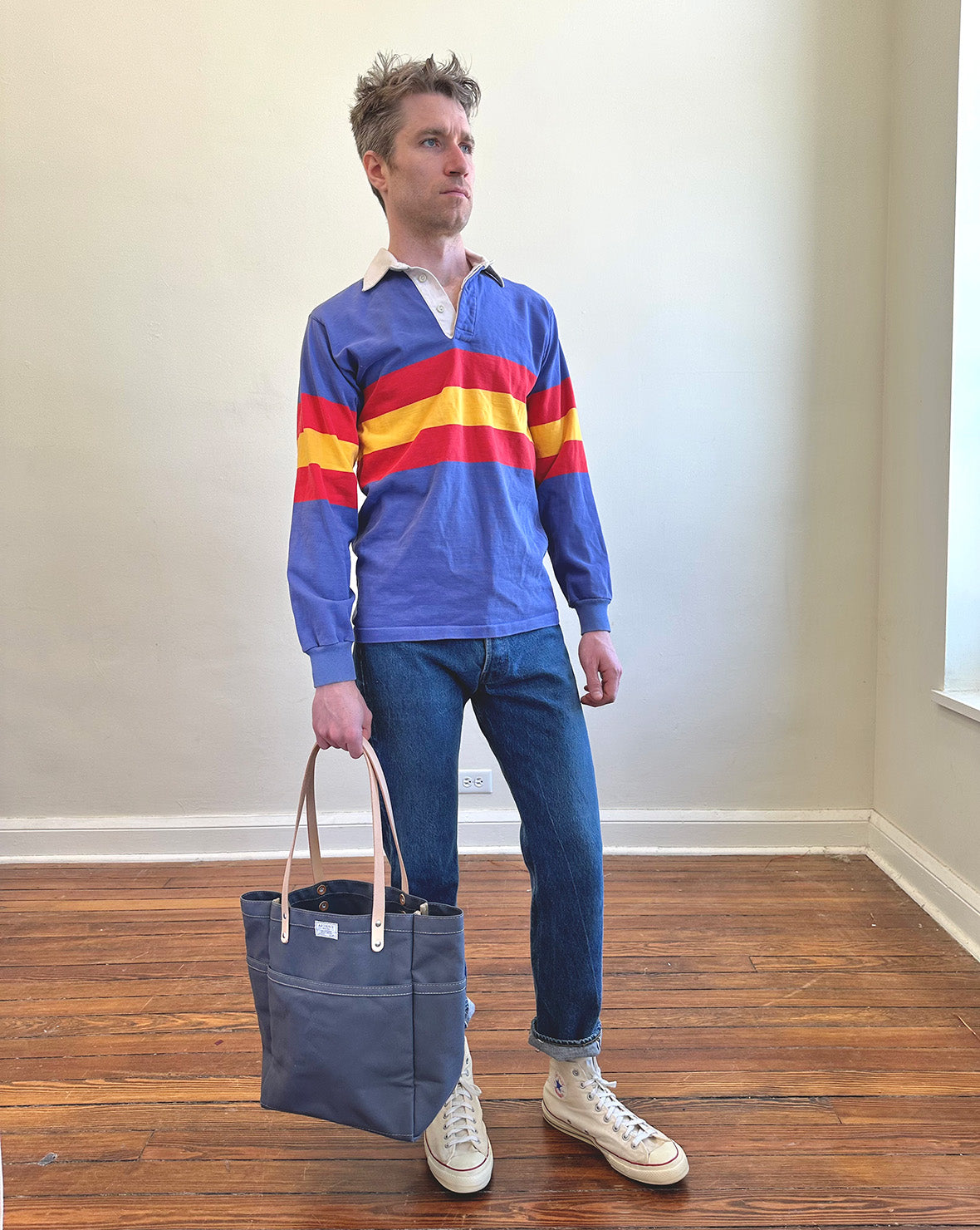 Canvas & Leather Day Tote | ARTIFACT | Handmade in Omaha, NE
