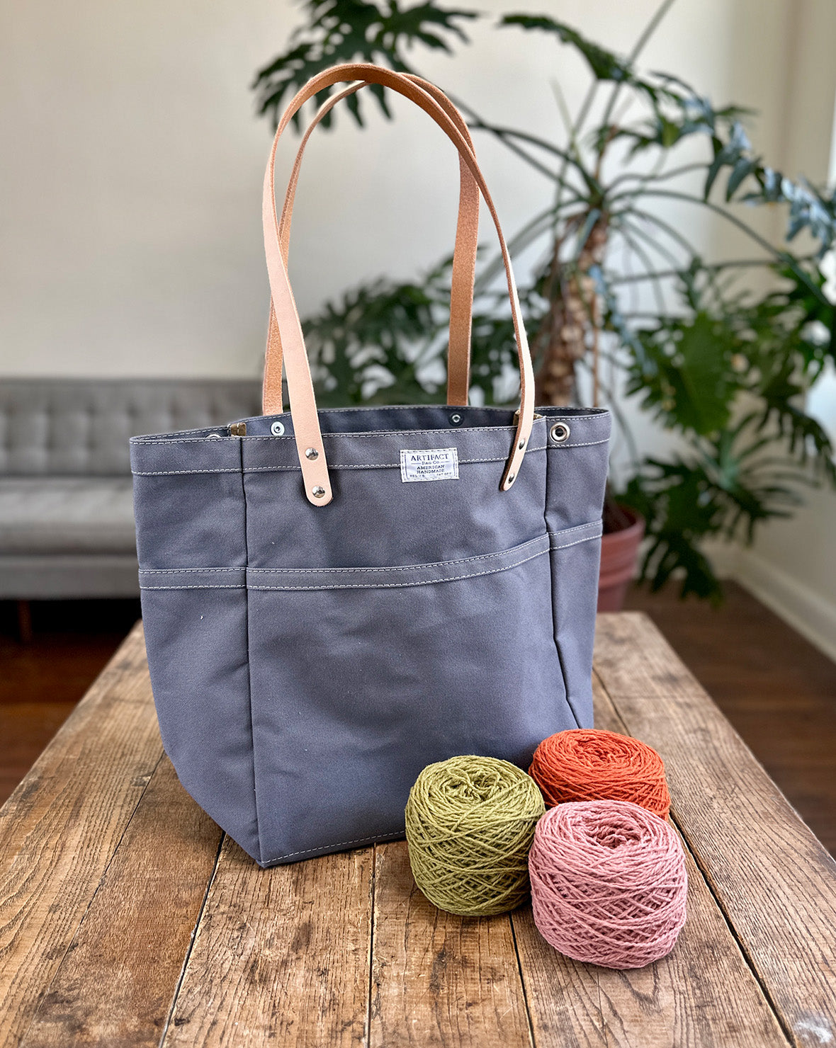 Knitting & Crochet Project Tote Bag - Studio Made