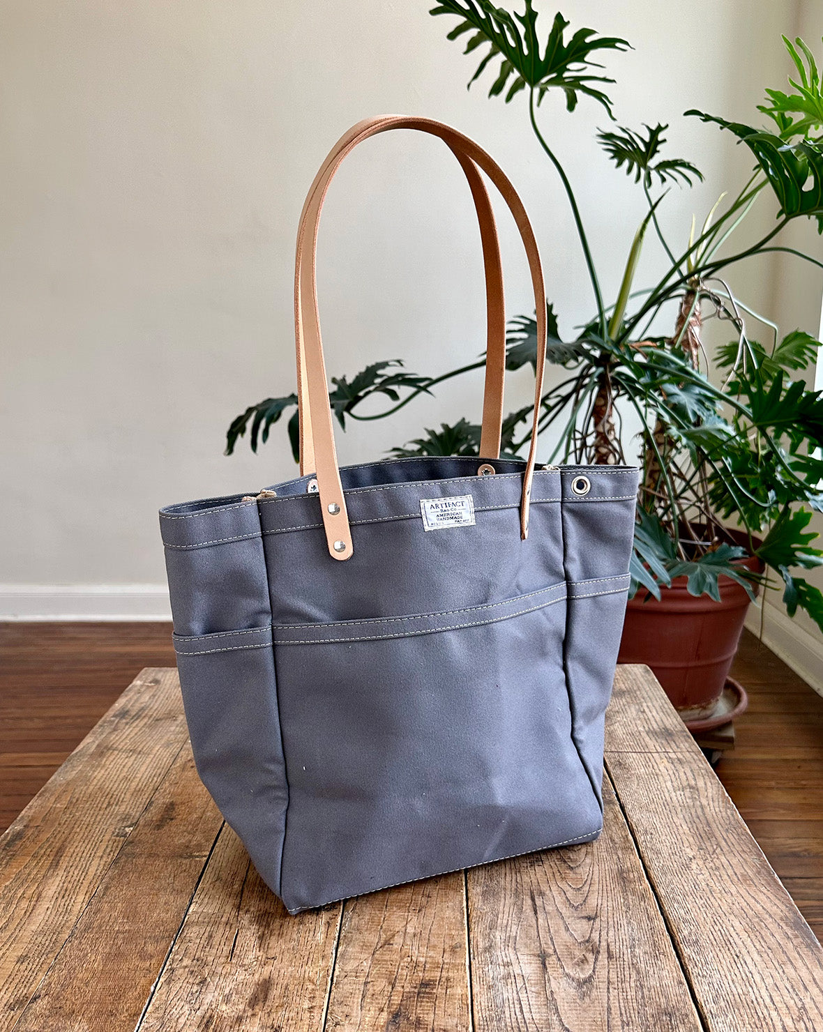 everyone nylon logo tote bag (BLUE) | everyone
