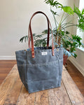 Day Tote in Waxed Canvas