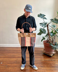 Day Tote w/ Upcycled Vintage Materials