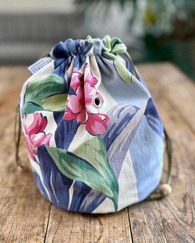 Skein Sack in Vintage 1950's Floral