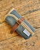 Travel Watch Roll in Slate Waxed Canvas