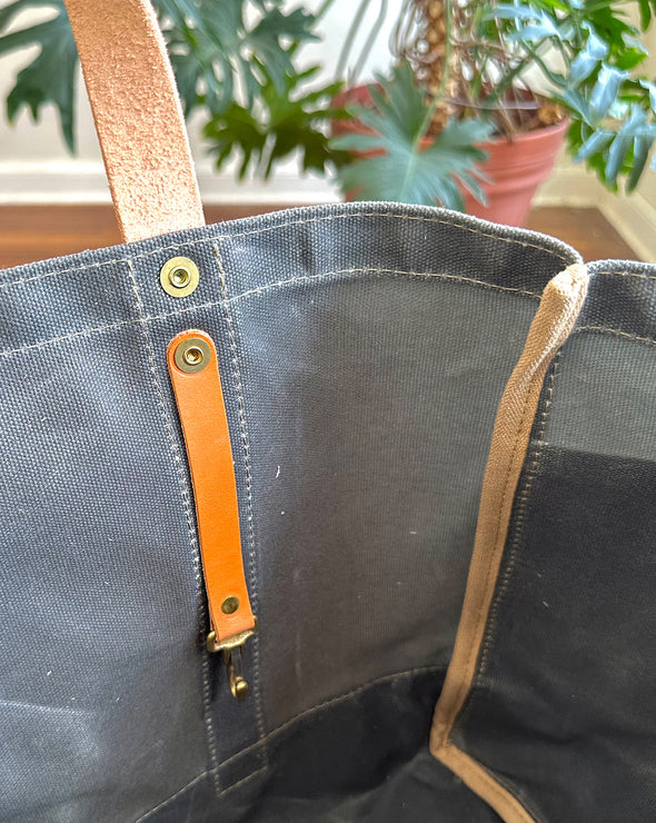 Organic Dry Waxed Canvas Zipper Bag Project Bag retailer