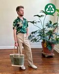 Tote in Upcycled Vintage WWII Shelter Half
