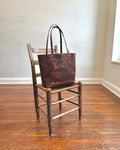 Brown Horween Leather Tote - Made in USA