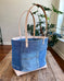 No. 001 / 003 Tote in Upcycled Vintage Denim Patchwork - SALE