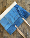 No. 002 / 003 Upcycled Tote in Vintage Denim Patchwork - SALE