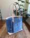 No. 002 / 003 Upcycled Tote in Vintage Denim Patchwork - SALE