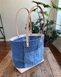 No. 003 / 003 Tote in Upcycled Vintage Denim Patchwork - SALE
