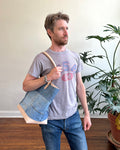 No. 002 / 003 Upcycled Tote in Vintage Denim Patchwork - SALE