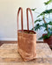 All Leather Tote: Safari Tan - Made to Order