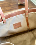 All Leather Tote: Safari Tan - Made to Order