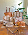 All Leather Tote: Safari Tan - Made to Order