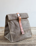 Lunch Tote in Waxed Canvas